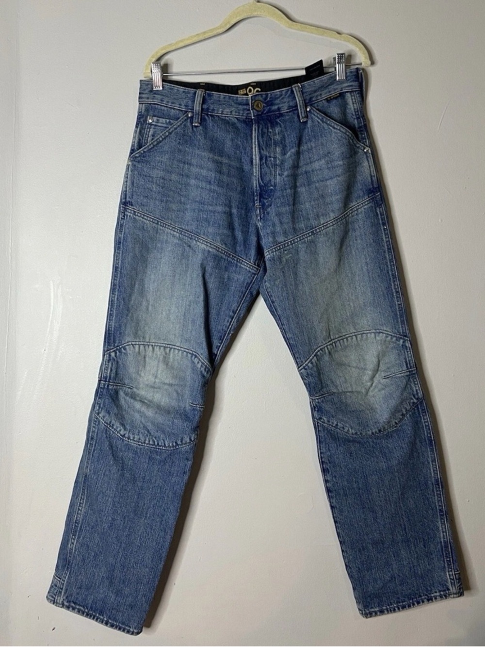 G-Star Raw 5620 3D Elwood Jeans Mens 30x30 Blue Denim Biker Moto Streetwear